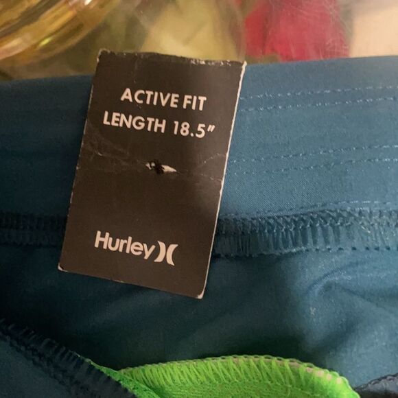 Hurley Men's Blue Swim Trunks - Picture 7 of 7